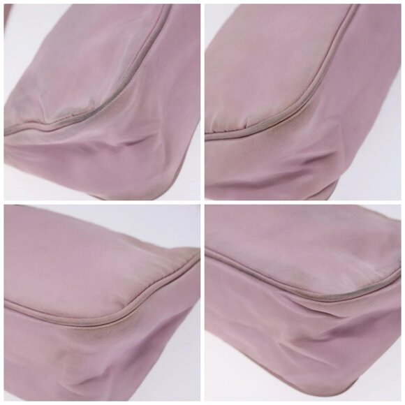 PRADA Accessory Pouch Nylon Pink Silver Auth - Picture 16 of 16